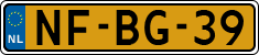 License plate of the Netherlands, Cars