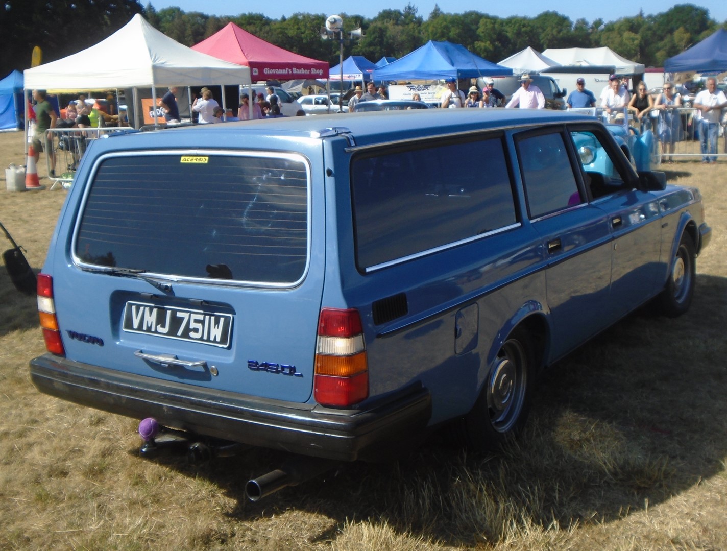 VMJ751W, Volvo 240-Series 1st gen 5-door Wagon (245), facelift, 1978–1993