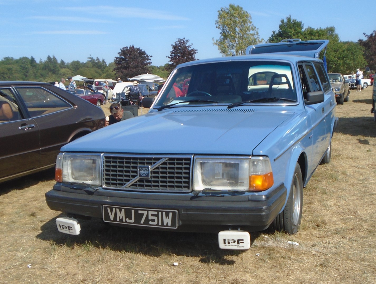 VMJ751W, Volvo 240-Series 1st gen 5-door Wagon (245), facelift, 1978–1993