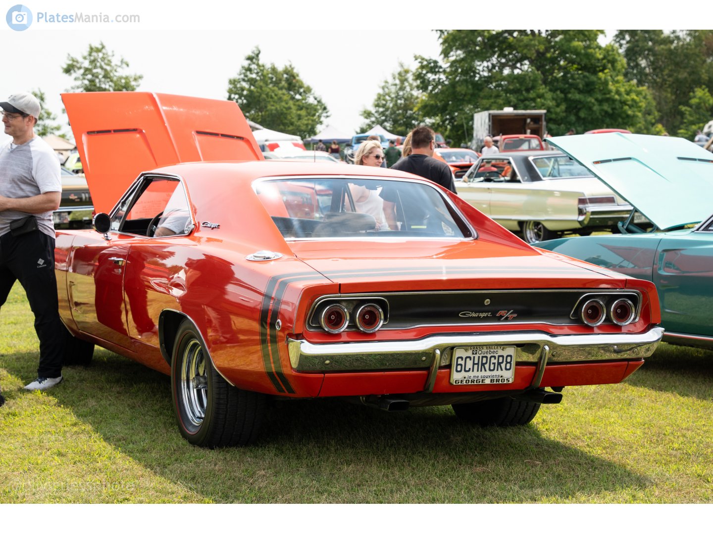 6CHRGR8, Dodge Charger 2nd gen 1968 Hardtop Coupé (B-body; XP29/XS29), 1967–1968