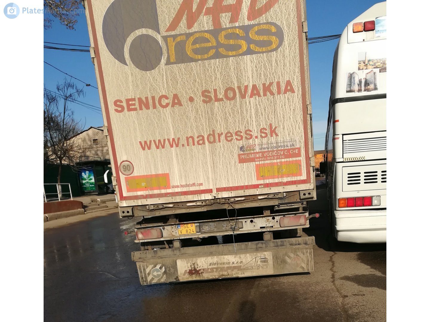 SE V 824, Export transit plates 