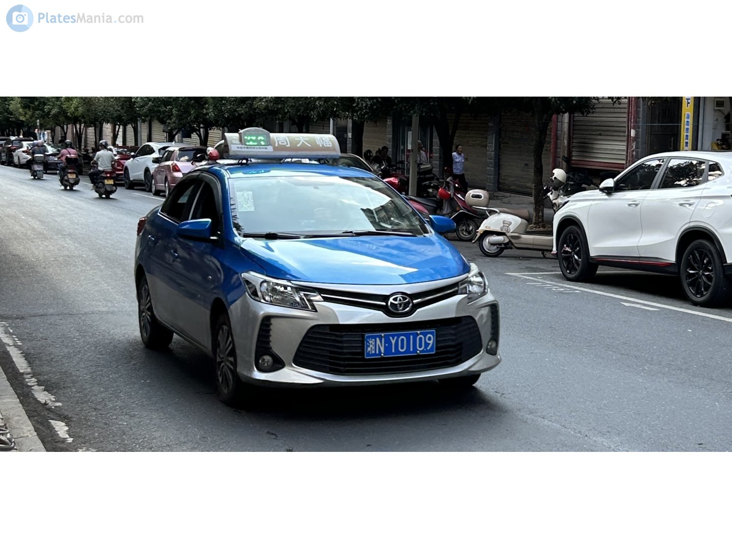 湘N·Y0103, Toyota Yaris 3rd gen L X Hatch (XP150; CN-market), 1st facelift, 2019–
