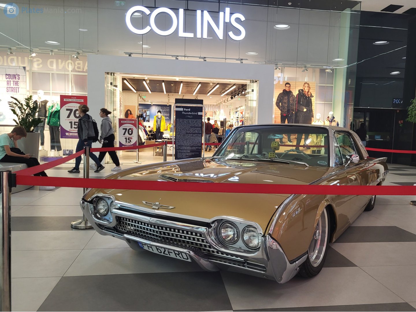 PH 62 FRD, Ford Thunderbird 3rd gen 1962 Landau Coupe (63B), 1st facelift, 1961–1962