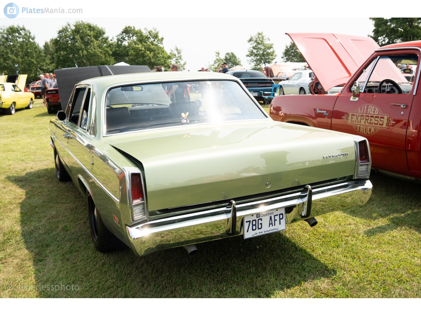 78G AFP, Plymouth Valiant 3rd gen 1969 2-door Sedan (EH1/EH2; A-body), 2nd facelift, 1968–1969