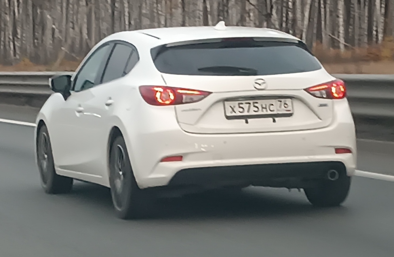 х 575 нс 76, Mazda Axela 3rd gen Hatch (BN), 2013–2018