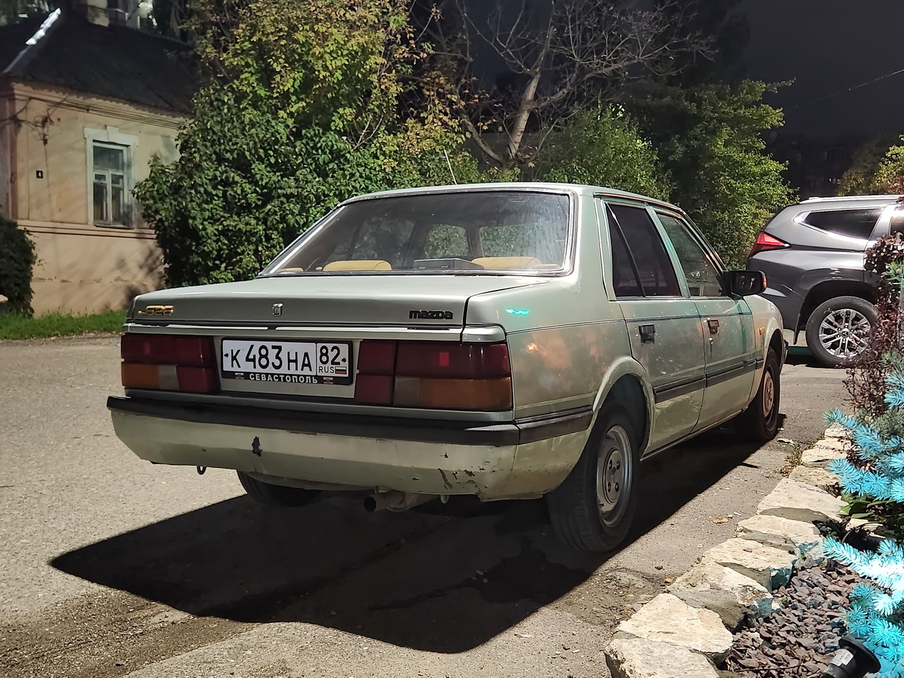 к 483 на 82, Mazda 626 2nd gen Sedan (GC), 1982–1987