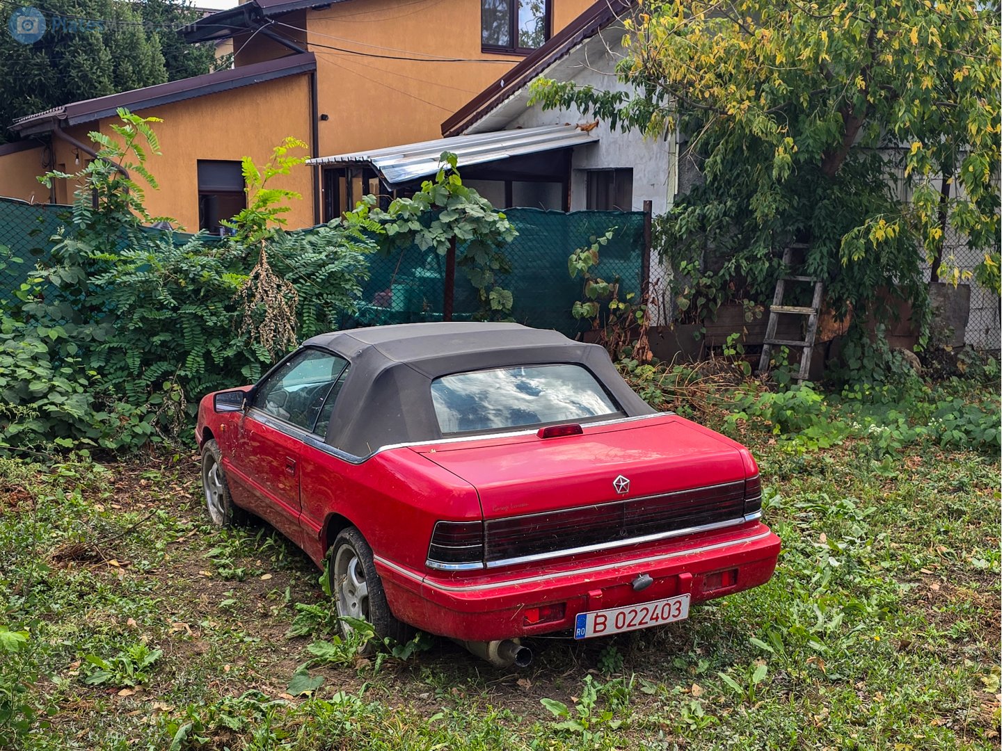 B 022403, Chrysler LeBaron 3rd gen Convertible, 1986–1992