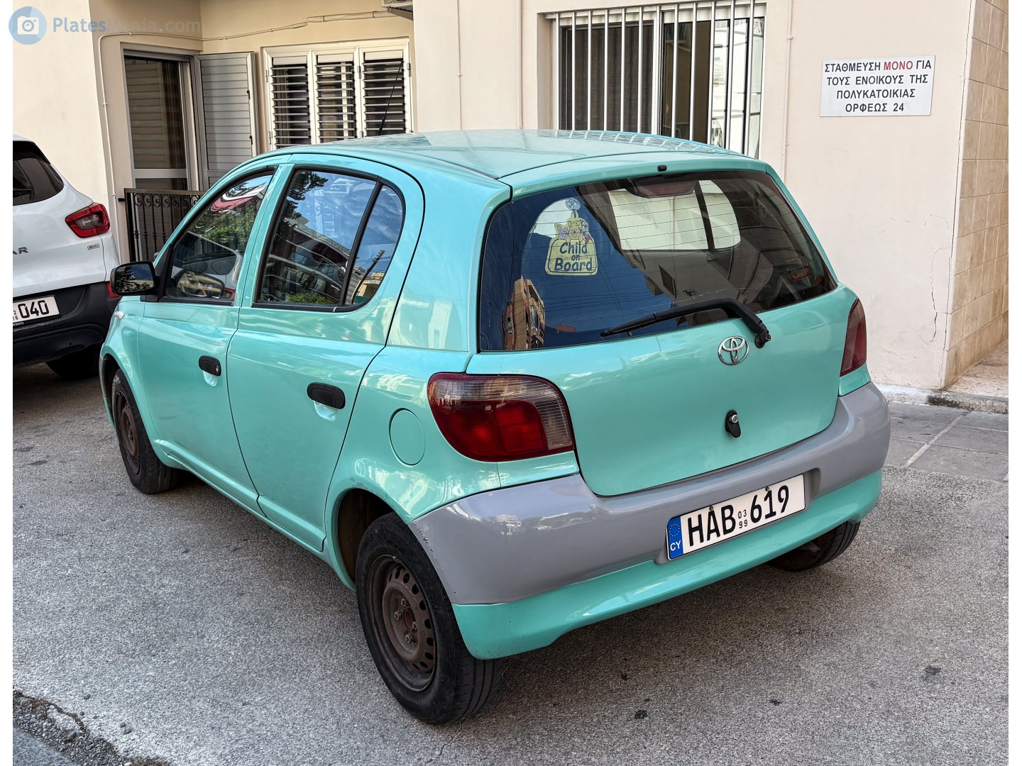 HAB 619, Toyota Yaris 1st gen 5-door Hatch (XP10), 1999–2005