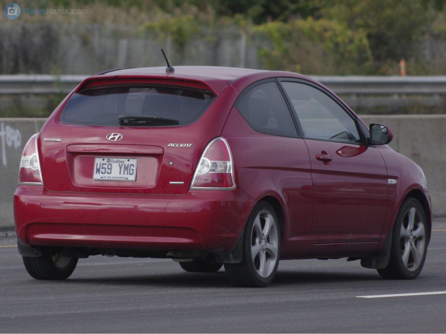 W59 YMG, Hyundai Accent 3rd gen Hatch (MC), 2006–2011