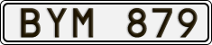 License plate of Sweden, Regular plates
