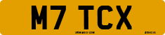 License plate of the United Kingdom, 1983 year system