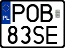 License plates of Poland, Regular car plates