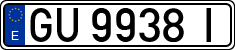 License plates of Spain, 1971 year series