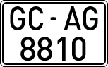 License plates of Spain, 1971 year series