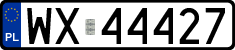 License plates of Poland, Regular car plates