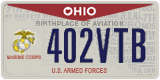 Ohio, Specialty plates (123ABC)