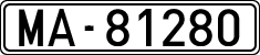 License plates of Spain, 1900 year series
