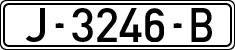 License plates of Spain, 1971 year series