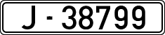 License plates of Spain, 1900 year series