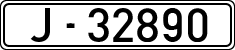 License plates of Spain, 1900 year series