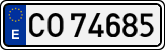 License plates of Spain, 1900 year series
