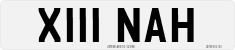 License plate of the United Kingdom, 1983 year system