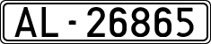 License plates of Spain, 1900 year series