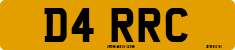 License plate of the United Kingdom, 1983 year system