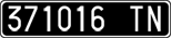 License plate of Italy, Cars (1927 year series)