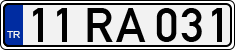 License plate of Turkey, Regular plates