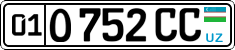 License plate of Uzbekistan, Private owners