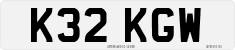 License plate of the United Kingdom, 1983 year system