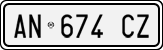 License plate of Italy, Cars (1994 year series)