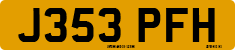 License plate of the United Kingdom, 1983 year system
