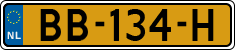 License plate of the Netherlands, Heavy Commercial Vehicles (1994 system)