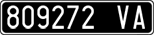 License plate of Italy, Cars (1927 year series)