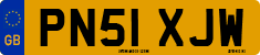 License plate of the United Kingdom, 2001 year system