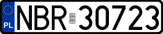 License plates of Poland, Regular car plates