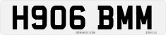 License plate of the United Kingdom, 1983 year system