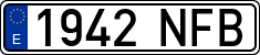 License plates of Spain, Ordinary (2000)