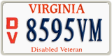 Virginia, Specialty plates (1234AB)