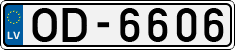 License plate of Latvia, Regular car plates