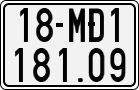 License plate of Vietnam, Specialty plates