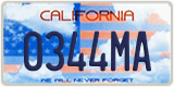 California, We Will Never Forget (1234MA)