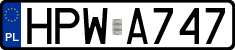 License plates of Poland, Authorities