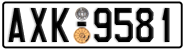 License plate of Greece, Cars