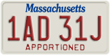 Massachusetts, Apportioned