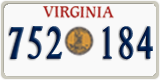 Virginia, Great Seal (123 456)