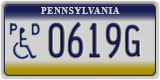 Pennsylvania, Vehicles for disabled persons