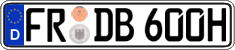 German license plate, Plates for oldtimers (type 